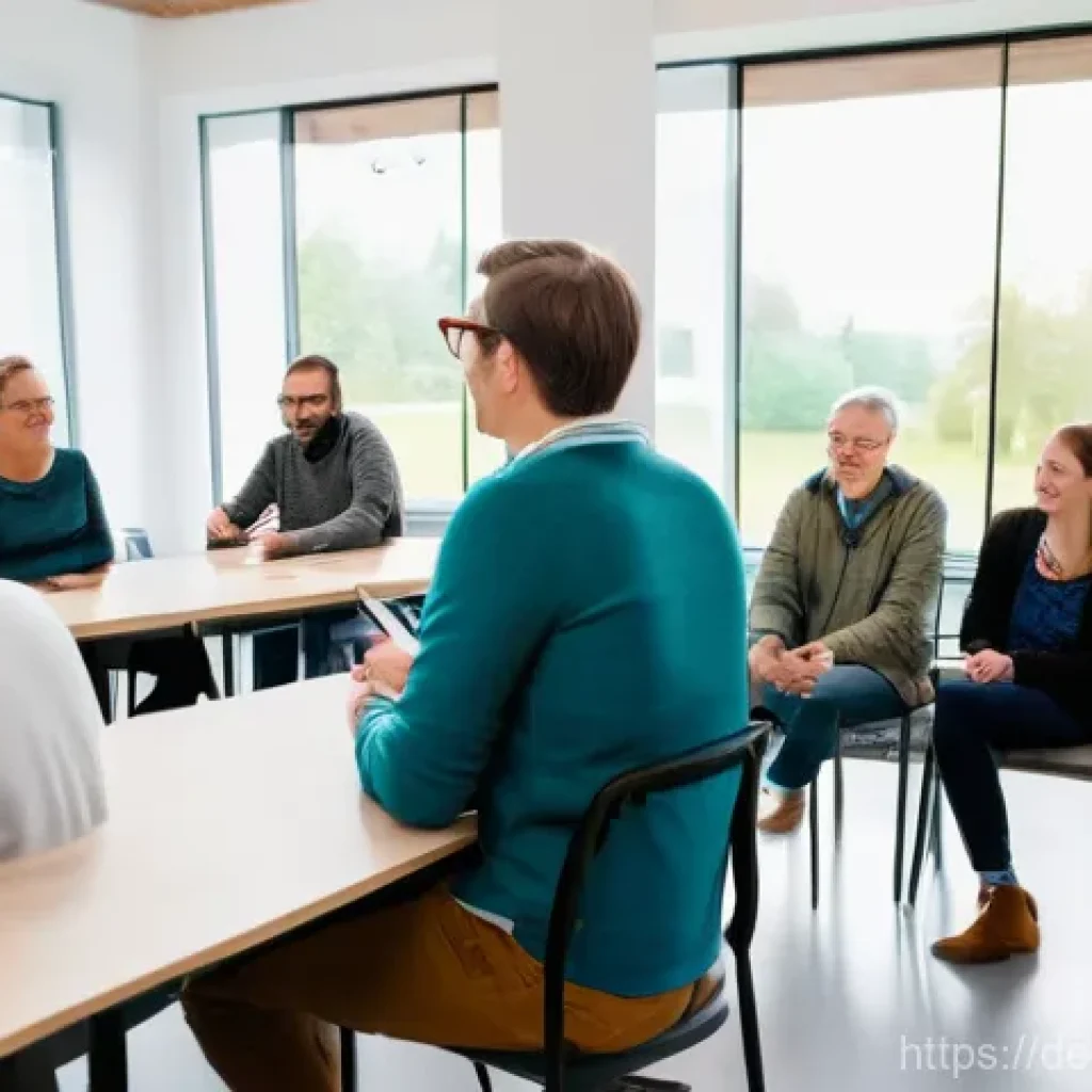 장애인재활상담사 전문 블로그 콘텐츠 - **Prompt:** A diverse group of people, including individuals with visible and invisible disabilities...