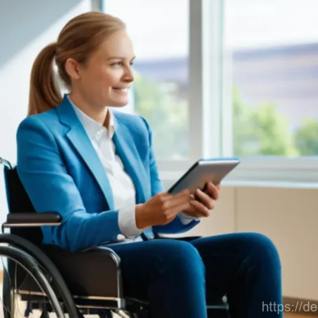 장애인재활상담사와 장애인 예술 활동 - **Prompt 1: Compassionate Rehabilitation Counseling**
    "A heartwarming, realistic scene depicting...